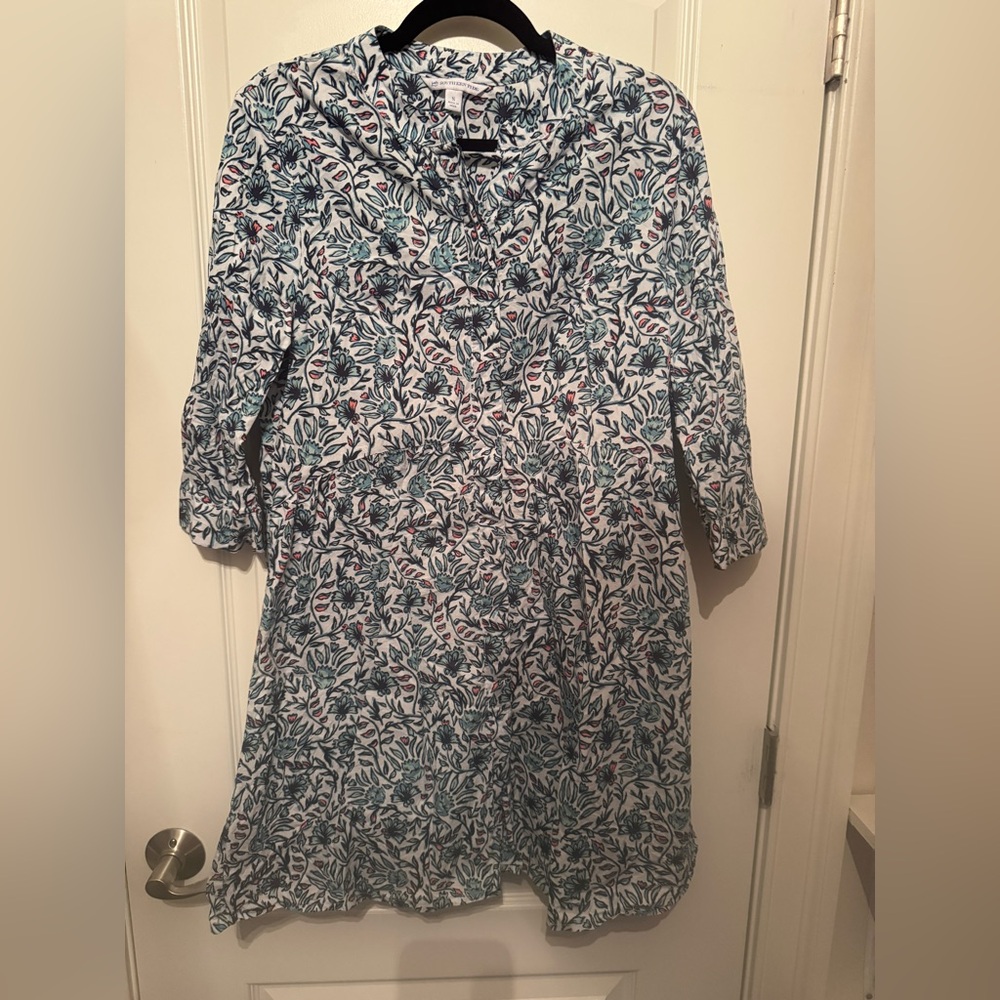 Southern tide floral knee length dress